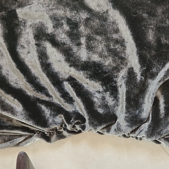 Charcoal Grey Side Cinch Dress - Picture 2 of 4